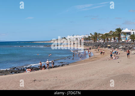 Lanzarote, Playa de Matagorda Stockfoto