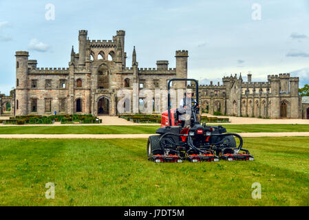 Die zerstörten Hülle des Lowther Castle in Cumbria, UK Stockfoto