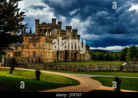 Die zerstörten Hülle des Lowther Castle in Cumbria, UK Stockfoto