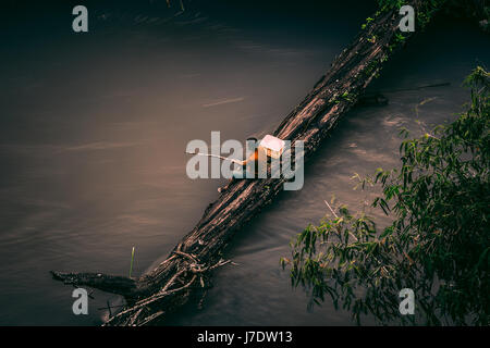 Abstract Wallpaper mit Öl, Milch und Wasser Stockfoto