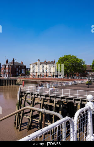 Humber Mündung Waterfront, Rumpf Docks, Kingston Upon Hull, Yorkshire, England, U.K Stockfoto