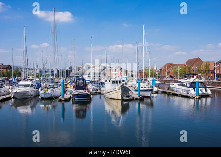 Regeneration des Humber Dock, Kingston Upon Hull, Yorkshire, England, Großbritannien Stockfoto