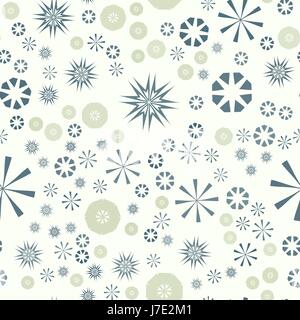 Abstrakte einfache nahtlose Muster für Design. Vektor-Hintergrund mit geometrischen Sterne und Blumen. Kreisförmige bunten Textur für Textilien, Papier, Kleidung verziehen Stock Vektor