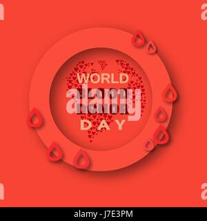 Symbol "Blut spenden. Stock Vektor