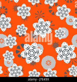 Nahtlose Vintage Sterne abstraktes Muster Stock Vektor