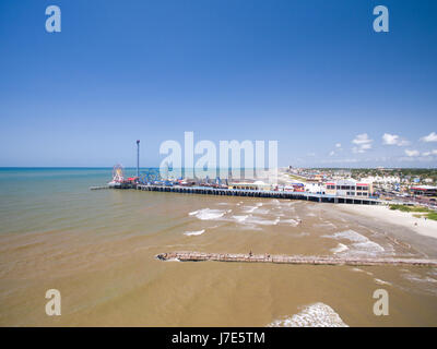 Galveston Vergnügen pier Stockfoto