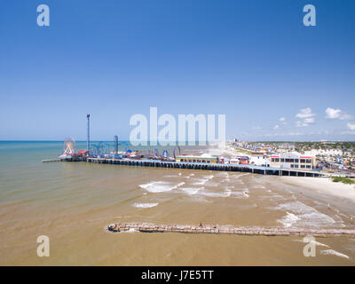 Galveston Vergnügen pier Stockfoto