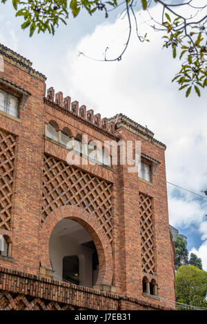 Detail der Santamaria Stierkampfarena (Plaza de Toros) - Bogotá, Kolumbien Stockfoto