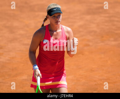 Rom, Italien - 17.Mai: Kiki Bertens beim 2017 Internazionali BNL d ' Italia WTA Premier 5 Tennisturnier Stockfoto