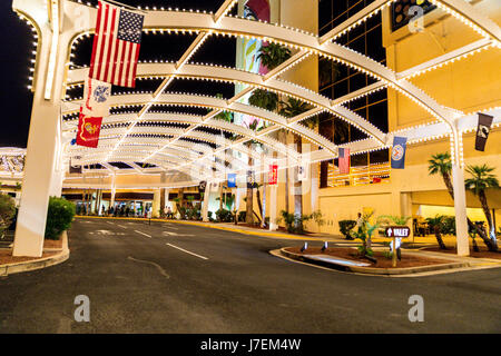 Eingang des Golden Nugget in Laughlin, Nevada Stockfoto