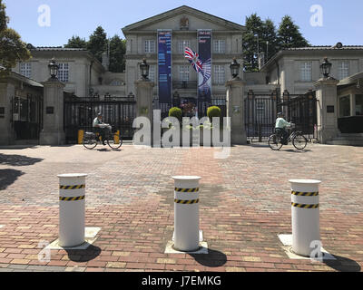 23. Mai 2017 - Tokyo, Japan - britische Botschaft in Tokio Japan. 24. Mai 2017. Foto von: Ramiro Agustin Vargas Tabares (Kredit-Bild: © Ramiro Agustin Vargas Tabares über ZUMA Draht) Stockfoto