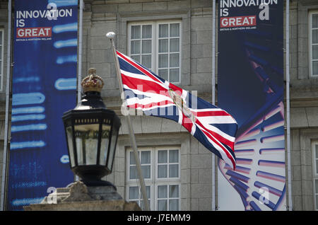 23. Mai 2017 - Tokyo, Japan - britische Botschaft in Tokio Japan. 23. Mai 2017. Foto von: Ramiro Agustin Vargas Tabares (Kredit-Bild: © Ramiro Agustin Vargas Tabares über ZUMA Draht) Stockfoto