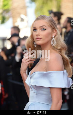 Cannes, Frankreich. 24. Mai 2017. CANNES, Frankreich - 24.Mai: Elsa Hosk besucht das "The verführt" Screening während des 70. jährlichen Cannes Film Festival im Palais des Festivals am 24. Mai 2017 in Cannes, Frankreich. Bildnachweis: Frederick Injimbert/ZUMA Draht/Alamy Live-Nachrichten Stockfoto