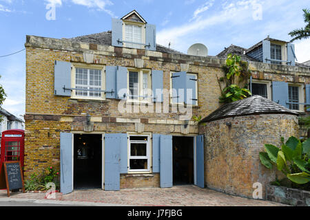 Nelsons Dockyard in English Harbour, Antigua, Leeward-Inseln, West Indies, Karibik, Mittelamerika Stockfoto