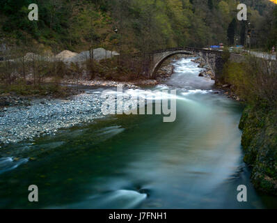 Fırtına Creek in Camlihemsin, Rize Stockfoto