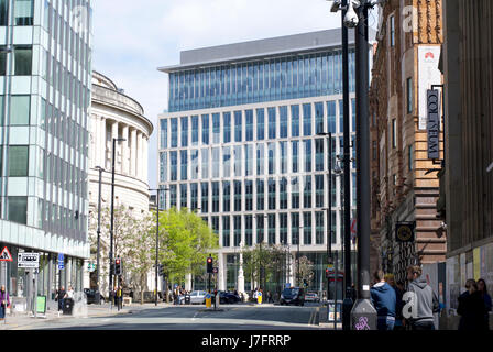 Gebäude vom Petersplatz in Manchester Stockfoto