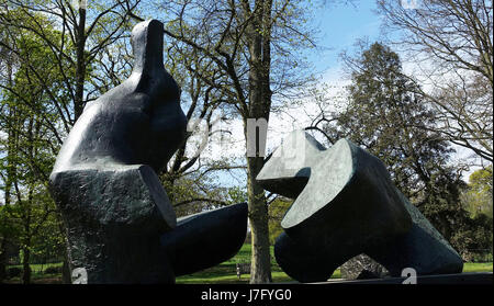 Henry Moore Skulpturen Kenwood House, Hampstead Heath, London, England, UK Stockfoto