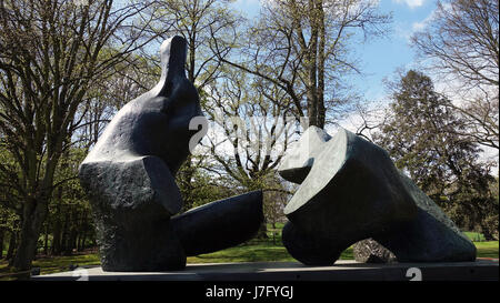 Henry Moore Skulpturen Kenwood House, Hampstead Heath, London, England, UK Stockfoto