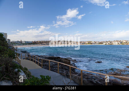Bondi, Coogee Weg, Spaziergang entlang der Küste, über Bronte Beach und Waverley Cemetery Stockfoto