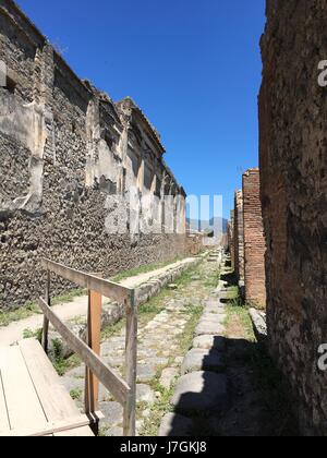 Verloren Stadt Pompeji - Italien Stockfoto