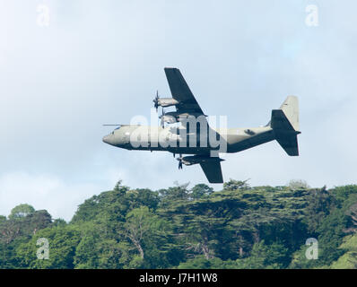 RAF Hercules c-130 Transport Flugzeug Stockfoto