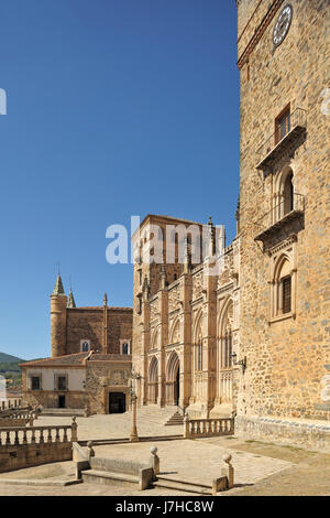 Real Monasterio de Nuestra Señora de Guadalupe, Cáceres, Extremadura, Spanien Stockfoto