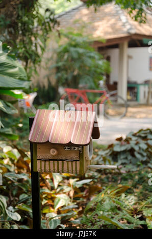 Gestaltung der Treppe im Hotel Chiang Mai Thailand. Stockfoto