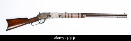 Antike 1876-Cowboy-Hebel-Aktion-Gewehr. Stockfoto