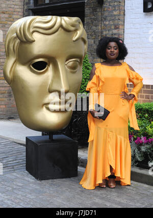 BAFTA Television Craft Awards 2017 statt in der Brauerei - Ankünfte Featuring: Susan Wokoma Where: London, Vereinigtes Königreich bei: 23. April 2017 Credit: WENN.com Stockfoto