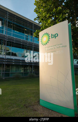 Die Sunbury Business Park Büros der BP PLC an der Sunbury Business Park, Sunbury on Thames. Middlesex. GROßBRITANNIEN (87) Stockfoto