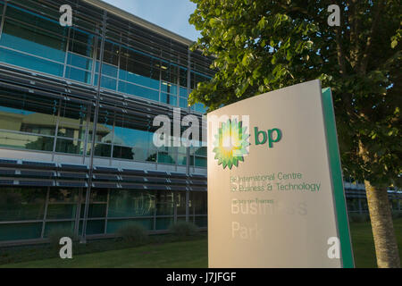 Die Sunbury Business Park Büros der BP PLC an der Sunbury Business Park, Sunbury on Thames. Middlesex. GROßBRITANNIEN (87) Stockfoto