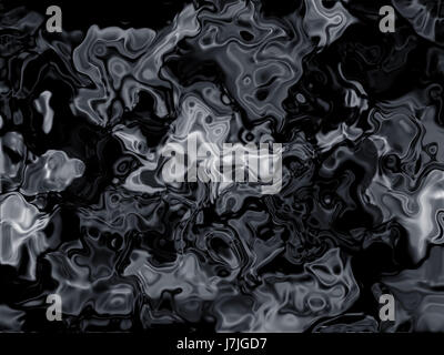Abstrakte flüssige Hintergrund in schwarz / weiß Stockfoto