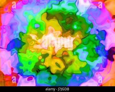 Abstrakte flüssige Hintergrund in Multicolor Stockfoto