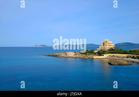 Hotel Villa Las Tronas in Alghero, Sardinien, Italien Stockfoto