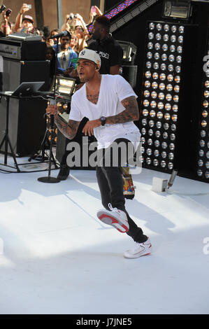 Chris Brown führt auf NBC heute zeigen Toyota Konzertreihe in New York City. 8. Juni 2012... Bildnachweis: Dennis Van Tine/MediaPunch Stockfoto