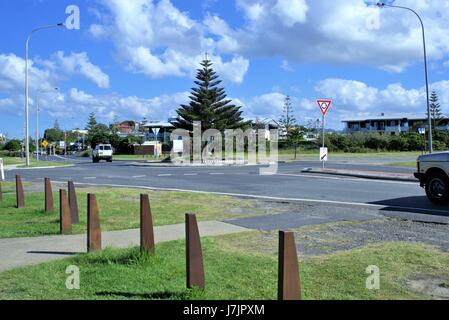 Coffs Harbour City Street View in New South Wales Australien. Stockfoto