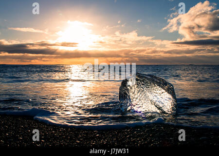 Islands Diamond Beach Stockfoto