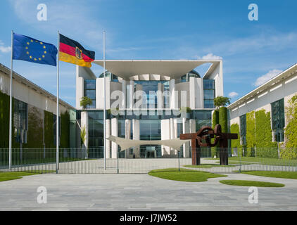 Berlin, Deutschland - 23. Mai 2017: das Bundeskanzleramt in Berlin bauen. Stockfoto