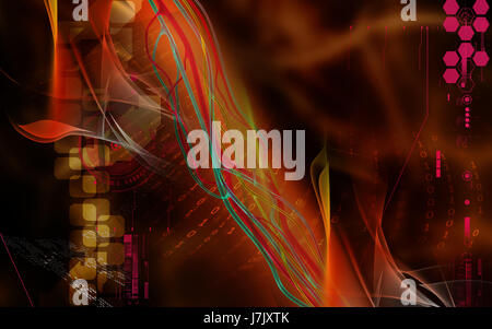 Bildung Gesundheit medizinisch medizinische Zirkulation Farbe Closeup Grafik Wissenschaft Stockfoto