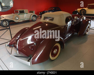 1936-Modell 852 Auburn Speedster p1 Stockfoto