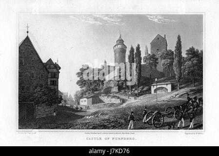Burg Nürnberg Stockfoto