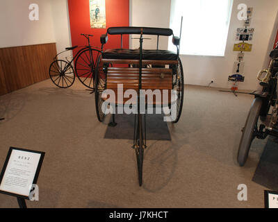 1886 Benz 1hp, 1660cc, 16kmh p1 Stockfoto