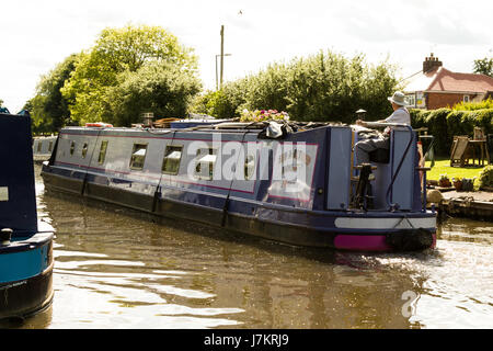 Willington Trent und Mersey Kanal. Stockfoto