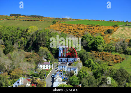 Great Laxey Wheel (Lady Isabella), Isle Of Man Stockfoto