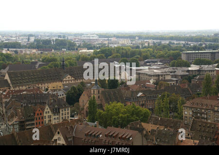2011.09.17.155408 Ansicht West Kathedrale Straßburg Stockfoto