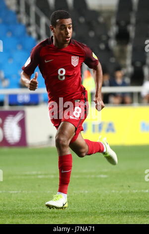 Incheon, Südkorea. 25. Mai 2017. Tyler Adams (USA) / Fußball: 2017 FIFA U-20 WM Gruppe F-match zwischen USA 1-0 Senegal im Incheon-Stadion in Incheon, Südkorea. Bildnachweis: Sho Tamura/AFLO SPORT/Alamy Live-Nachrichten Stockfoto