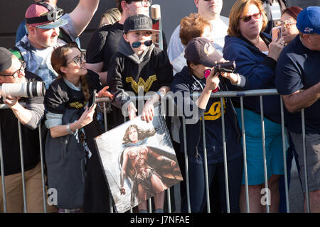 Hollywood, Kalifornien, USA. 25. Mai 2017. Atmosphäre bei der Premiere von Warner Bros Pictures "Wonder Woman" im Pantages Theater am 25. Mai 2017 in Hollywood, Kalifornien. Bildnachweis: Das Foto Zugang/Alamy Live-Nachrichten Stockfoto