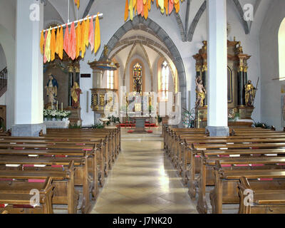 2012.05.03 Euratsfeld Pfarrkirche hl. Johannes-01 Stockfoto