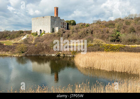 Aberthaw Naturschutzgebiet Süd-Wales Stockfoto