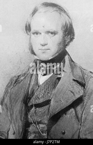 Charlles Darwin Porträt Stockfoto